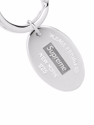 Supreme x Tiffany & Co. oval tag keyring - ShopStyle